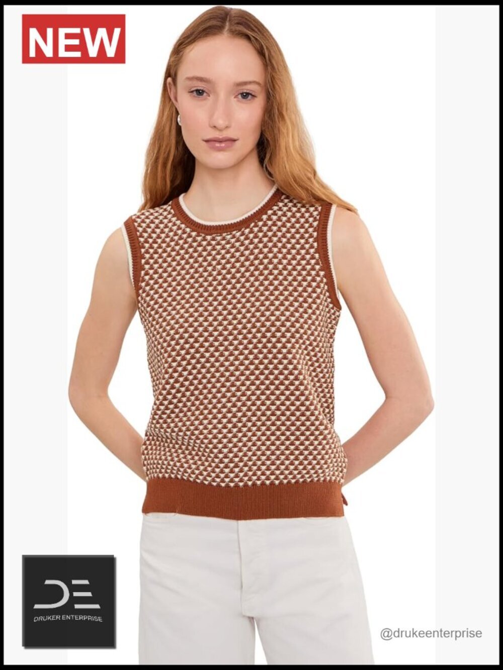 Varley Jenson Fair Isle Tank Top